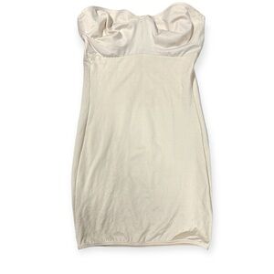 Victoria’s Secret Sculpting Strapless Slip Dress Built In Underwire Bra Size 34C